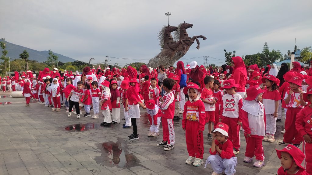 Gebyar Merah Putih TK/PAUD Palu Barat, Kadis Pendidikan Tekankan Pentingnya Nasionalisme 1 1a 1